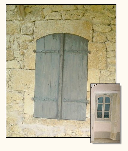 Volets d'une chambre